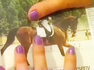 Violett- double pleasure dog and horse
